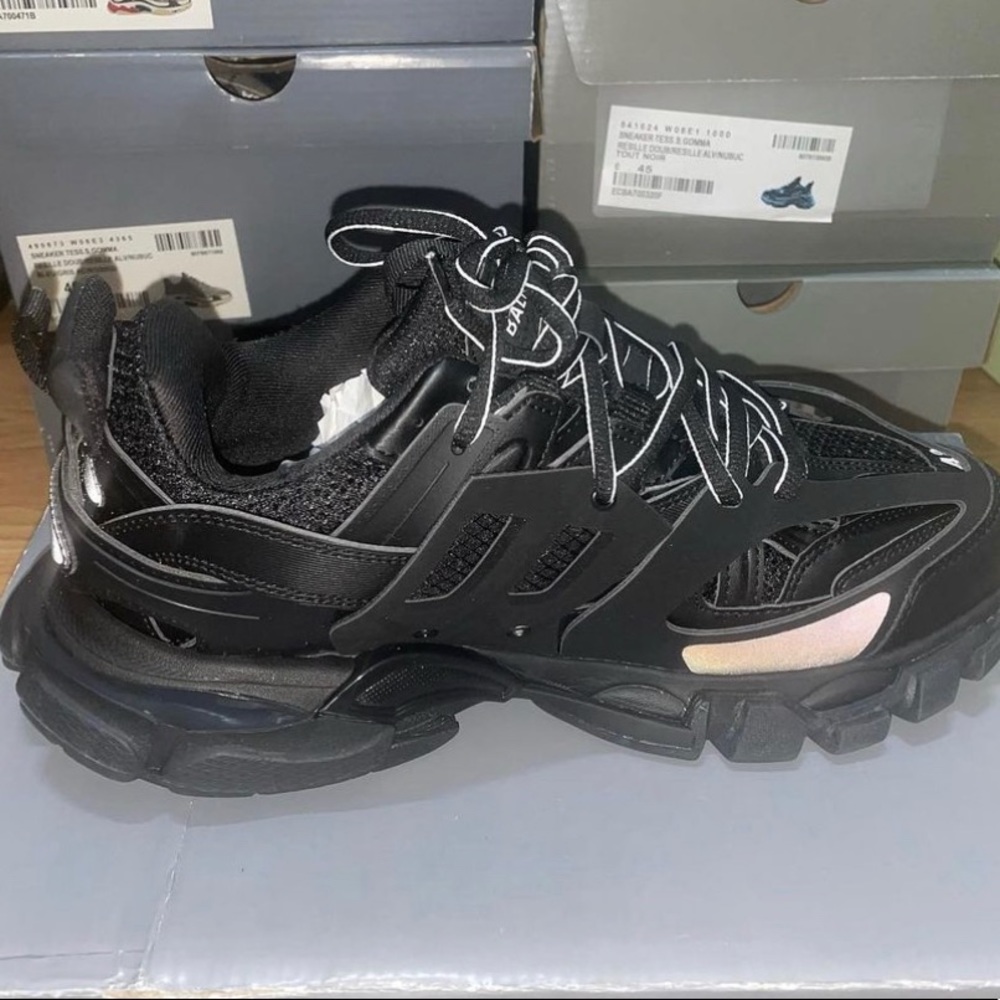 Balenciaga track runners.